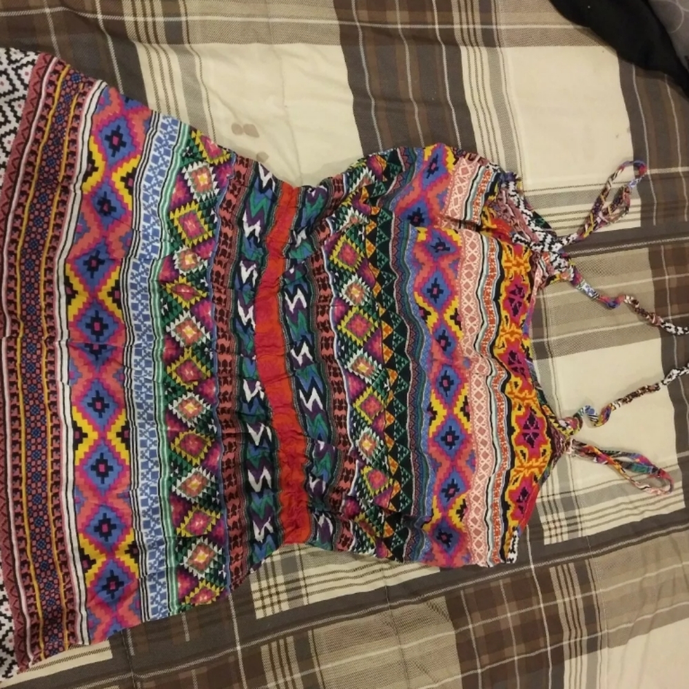 ❤Marisol Multicolor Size Medium Romper